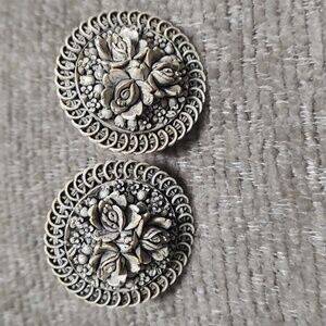 Vintage Celluloid Clip Earrings